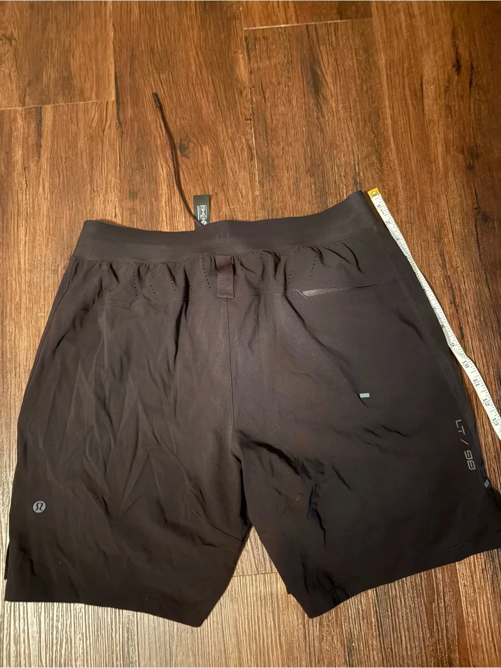 lululemon athletica Men's Black Athletic Drawstring Shorts